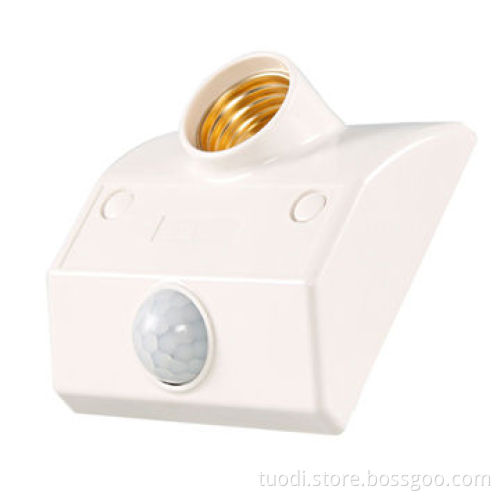 TDL-2120 best quality motion sensor light holder wall switch E27 holder
